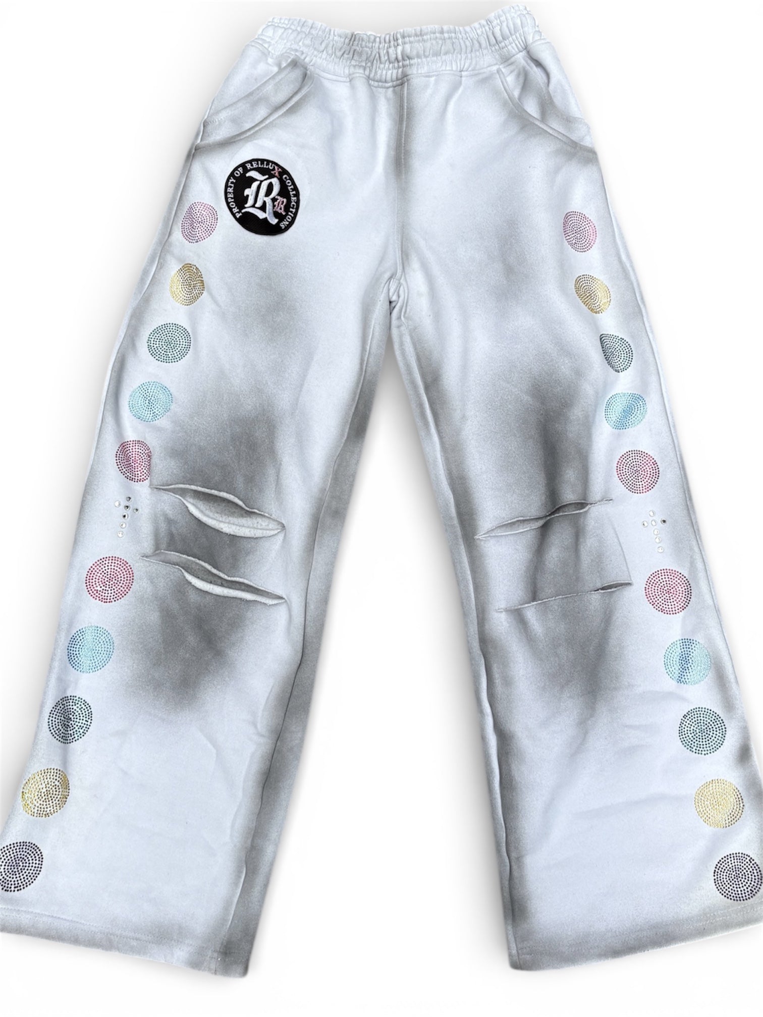 White “Estate” Sweatpants